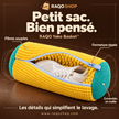 RAQO Yako Basket™ – Le Sac qui Lave et Protège tes Baskets en Machine - RAQO