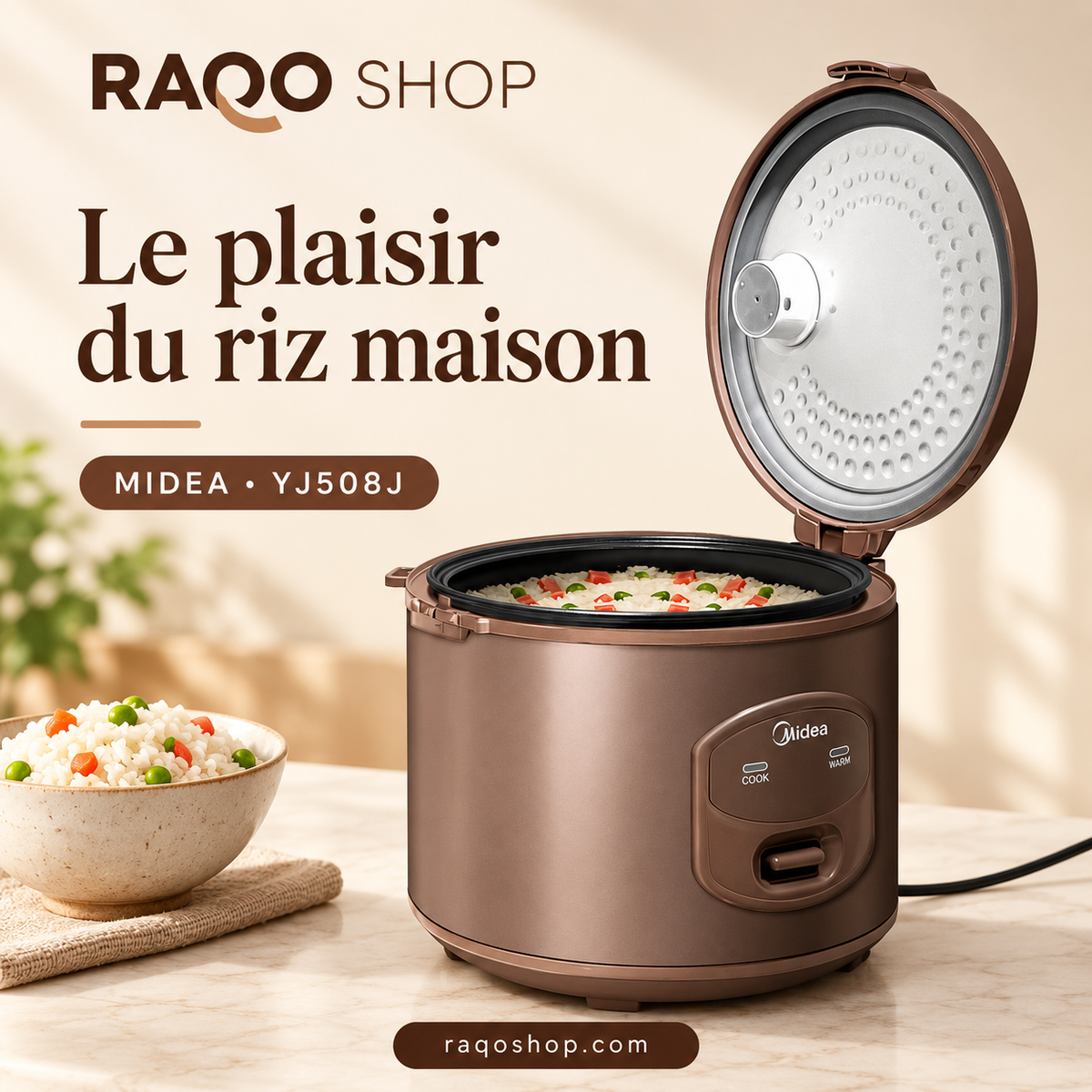 RAQO SHOP — Midea YJ508J — photo 1 — Le plaisir du riz maison