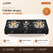 Réchaud à Gaz iLUX – 3 Feux - RAQO