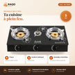 Réchaud à Gaz iLUX – 3 Feux - RAQO