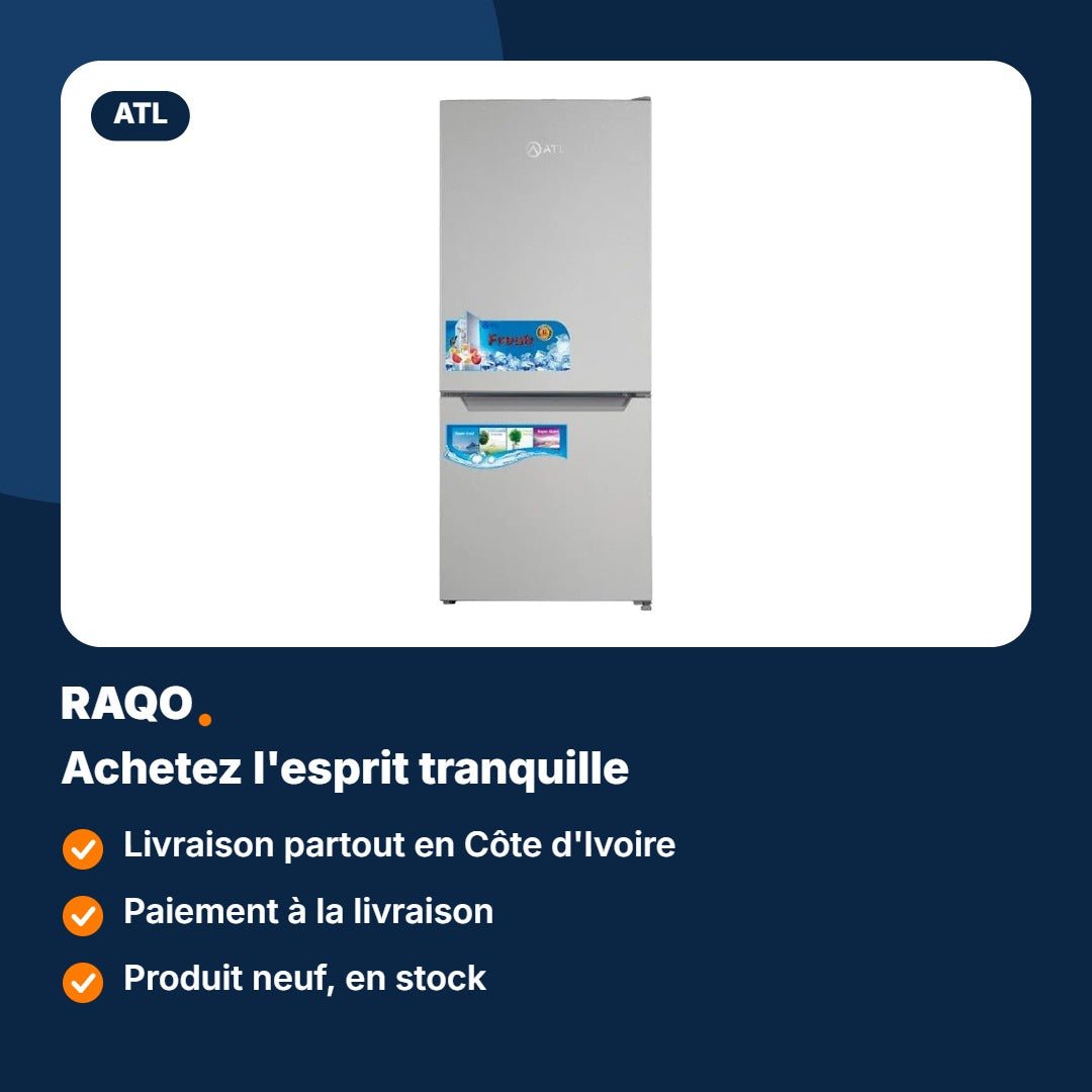 Réfrigérateur combiné ATL 117L – ATL-2C150 - RAQO