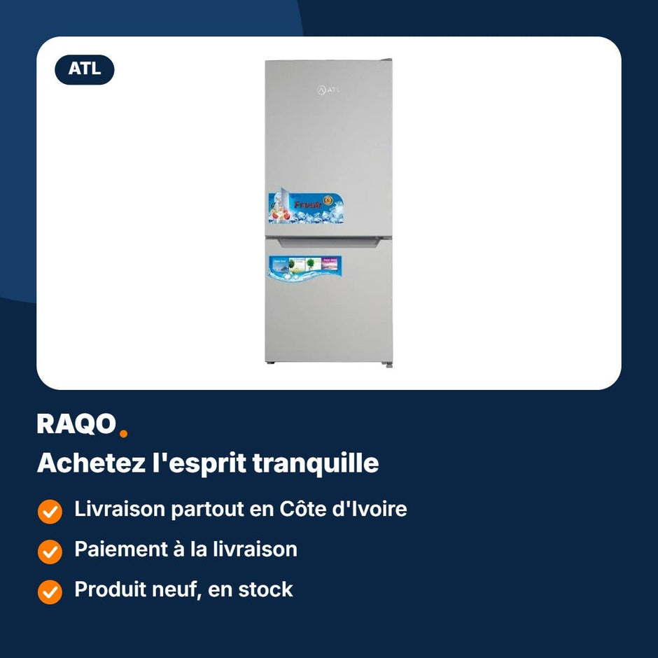 Réfrigérateur combiné ATL 117L – ATL-2C150 - RAQO