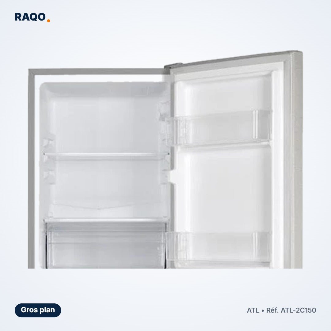 Réfrigérateur combiné ATL 117L – ATL-2C150 - RAQO