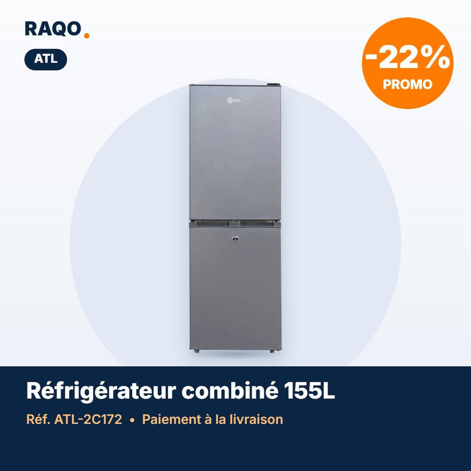 Réfrigérateur combiné ATL 155L – ATL-2C172 - RAQO