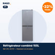Réfrigérateur combiné ATL 155L – ATL-2C172 - RAQO