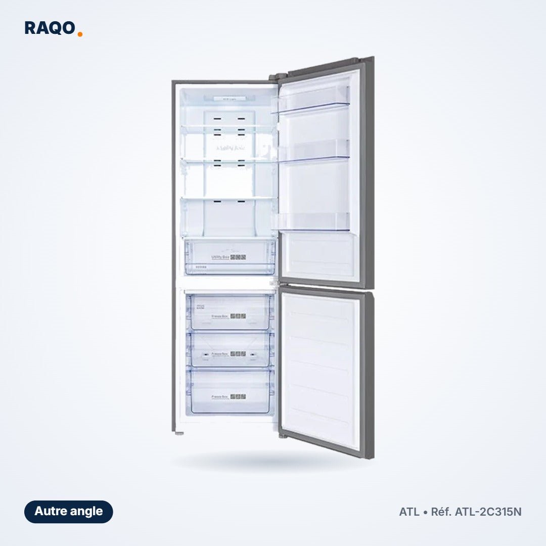 Réfrigérateur combiné ATL 275L Total No Frost – ATL-2C315N - RAQO