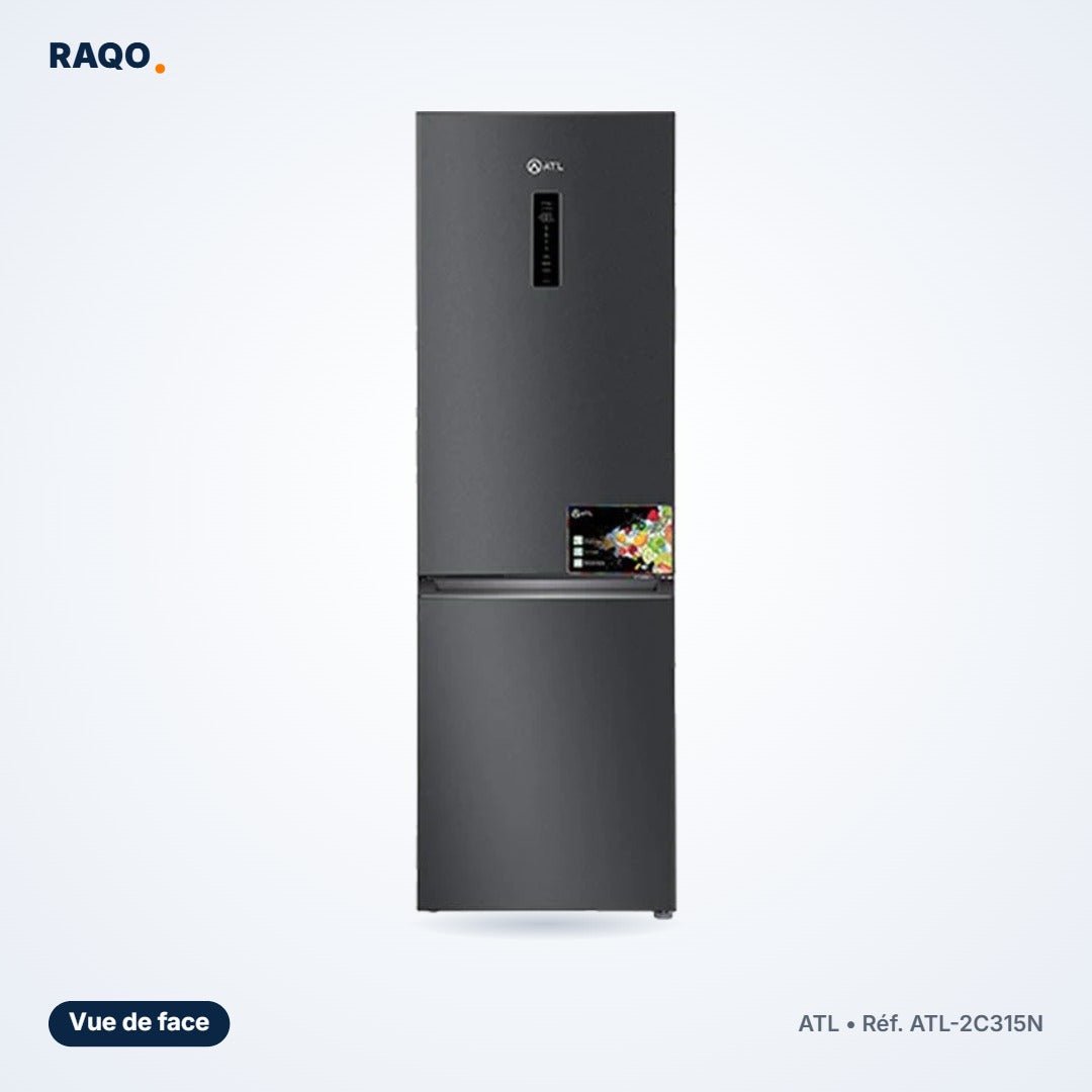 Réfrigérateur combiné ATL 275L Total No Frost – ATL-2C315N - RAQO