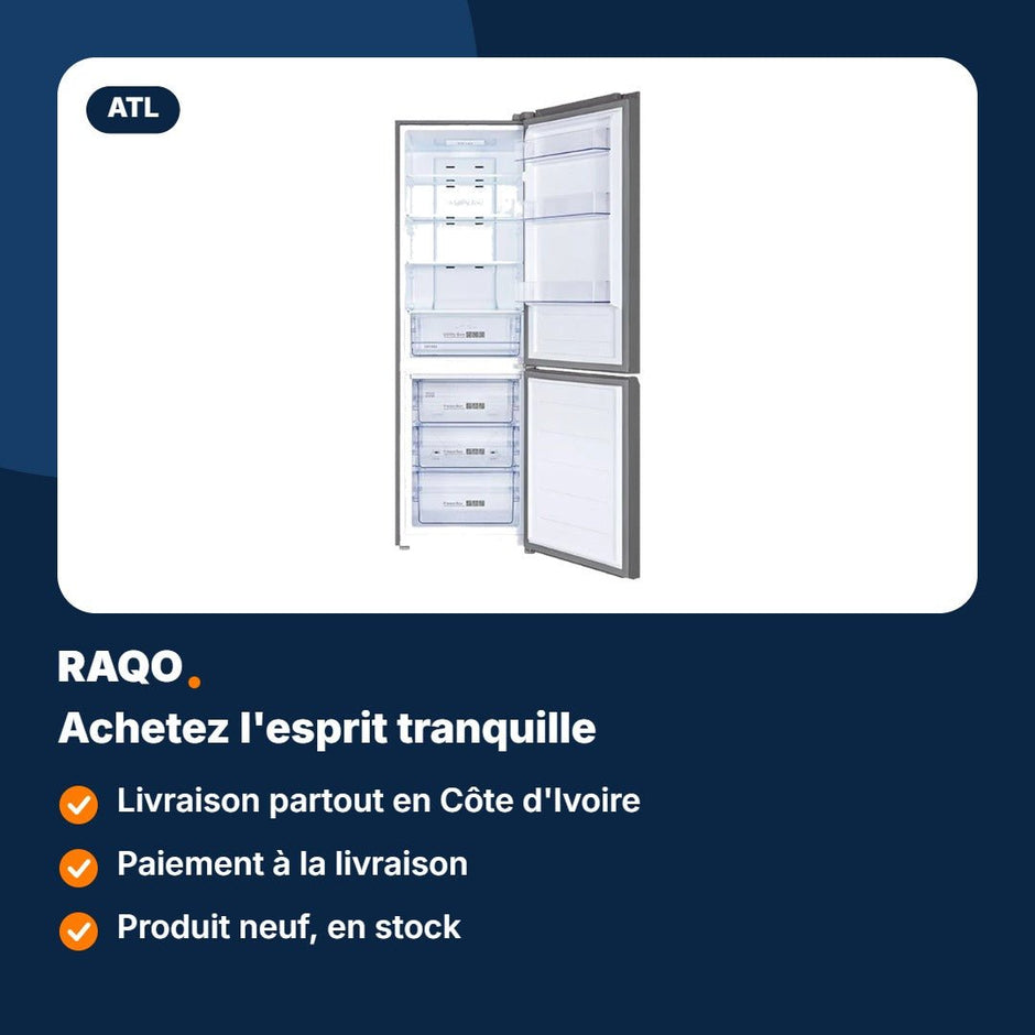 Réfrigérateur combiné ATL 275L Total No Frost – ATL-2C315N - RAQO