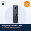 Réfrigérateur combiné ATL 306L Total No Frost – ATL-2C360N - RAQO