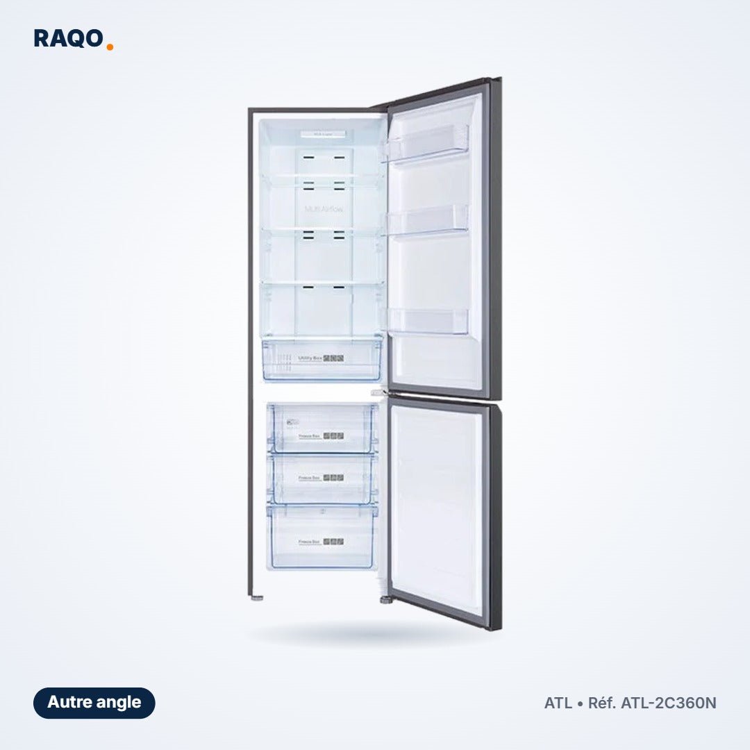 Réfrigérateur combiné ATL 306L Total No Frost – ATL-2C360N - RAQO
