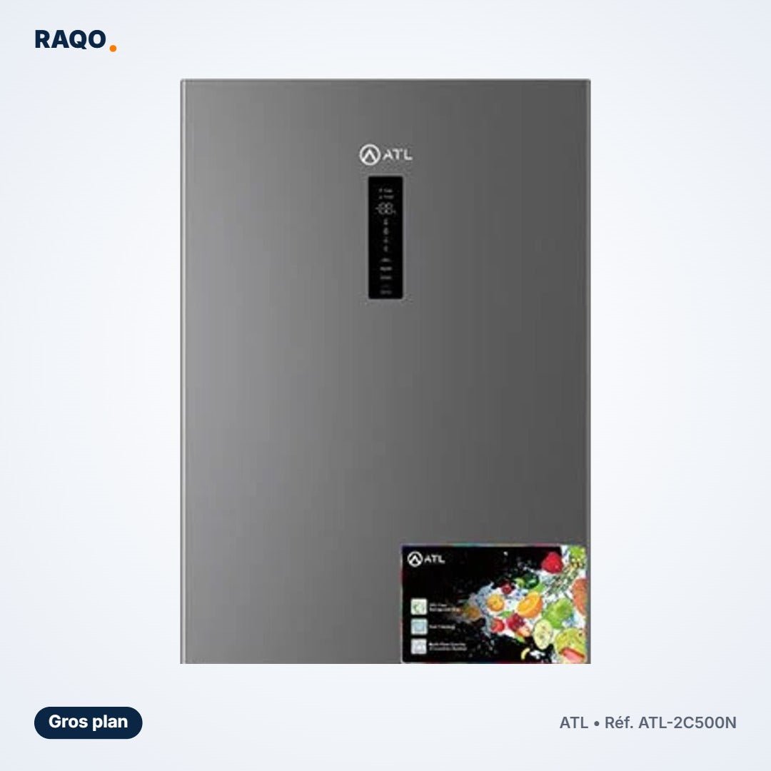 Réfrigérateur combiné ATL 400L Total No Frost – ATL-2C500N - RAQO