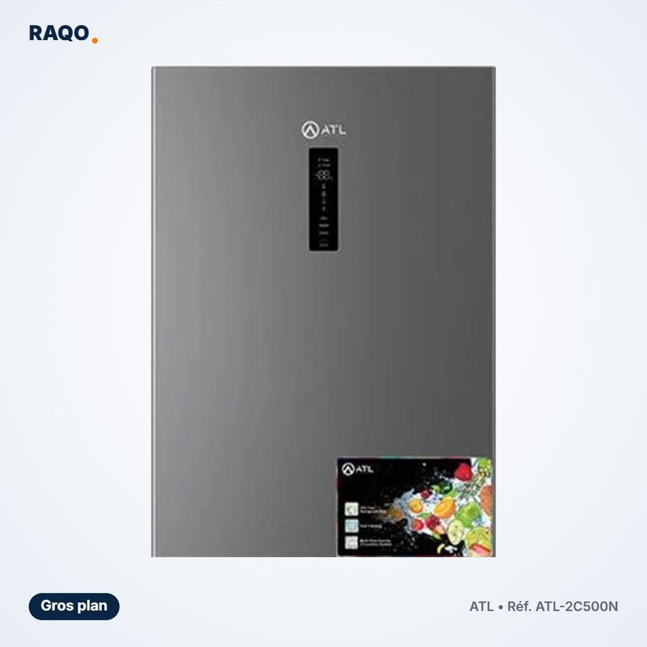 Réfrigérateur combiné ATL 400L Total No Frost – ATL-2C500N - RAQO