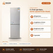 Réfrigérateur Combiné iLUX – 320 L – 3 Tiroirs - RAQO (points forts)