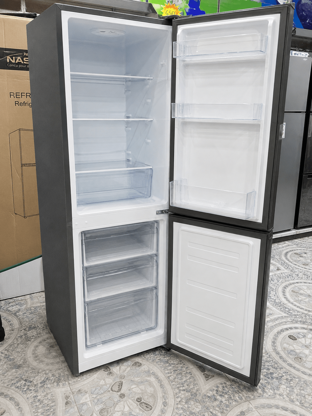 Réfrigérateur Combiné NASCO 170L – SNASD2-250 - RAQO