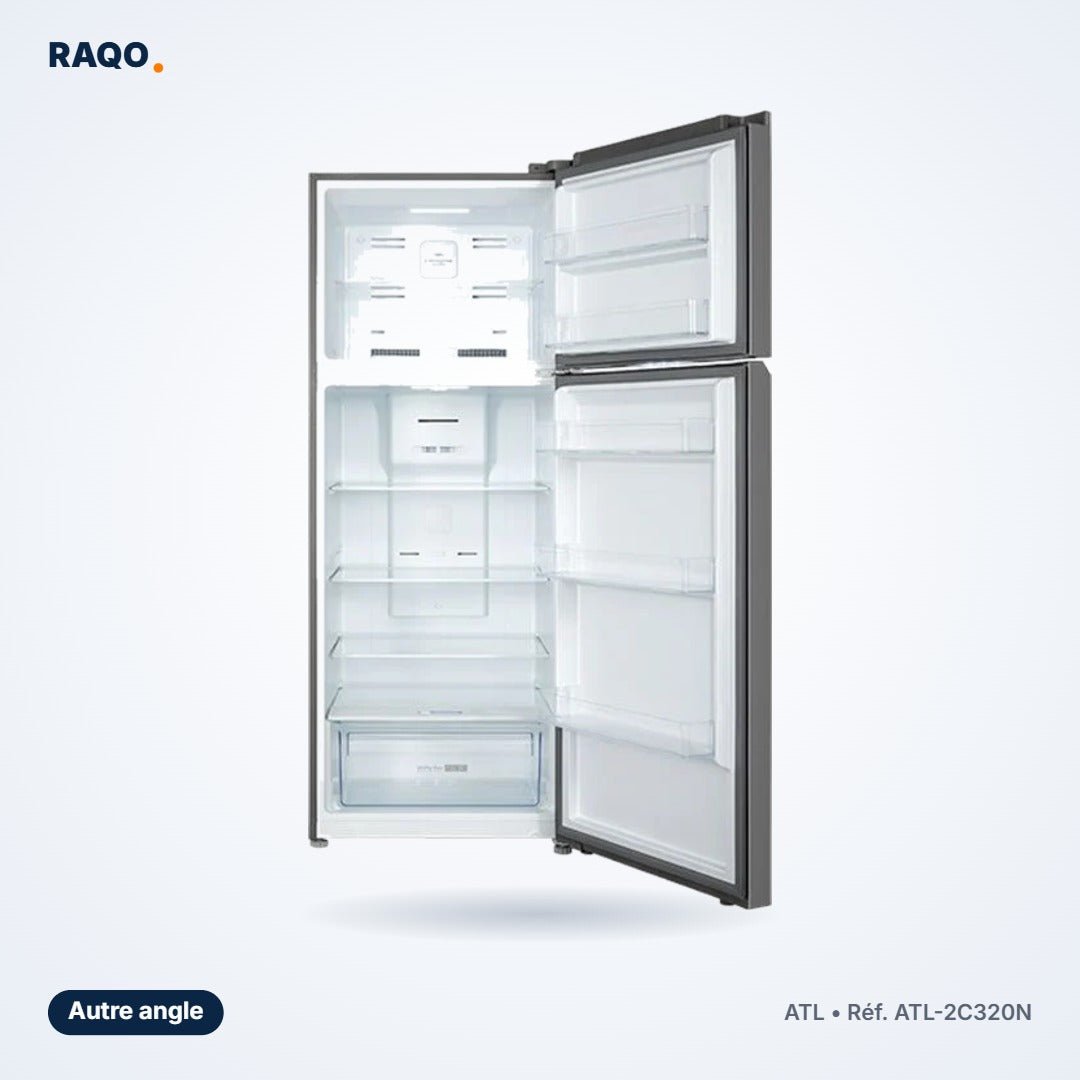 Réfrigérateur double porte ATL 286L No Frost – ATL-2C320N - RAQO
