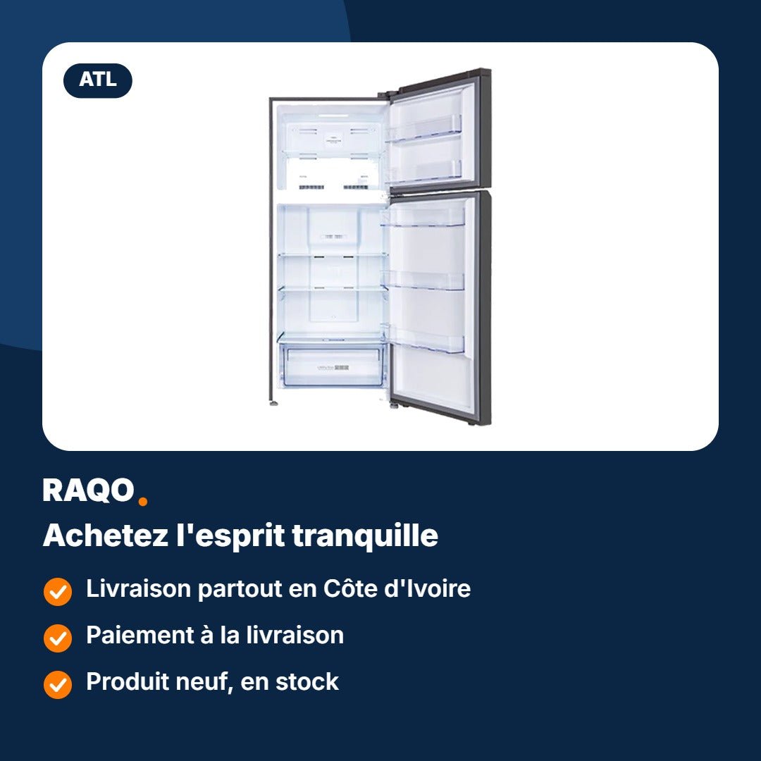 Réfrigérateur double porte ATL 465L Total No Frost – ATL-2D540N - RAQO