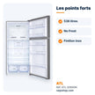 Réfrigérateur double porte ATL 538L No Frost – ATL-2D650N - RAQO