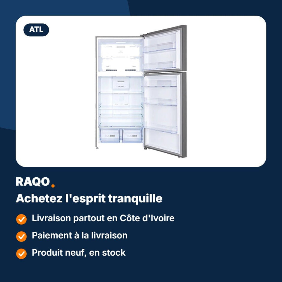 Réfrigérateur double porte ATL 538L No Frost – ATL-2D650N - RAQO