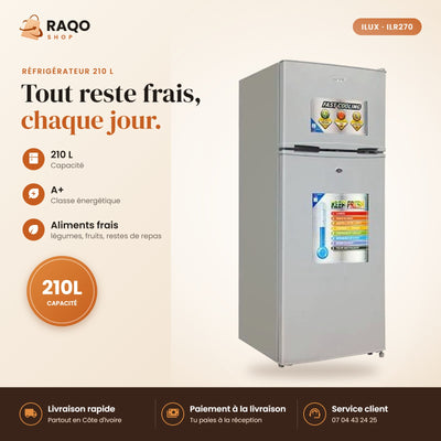 Réfrigérateur iLUX – 210 L | ILR270