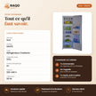 Réfrigérateur iLUX – 370 L - RAQO (fiche technique)