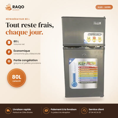 Réfrigérateur iLUX – 80 L | ILR90