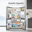 Réfrigérateur Midea 4 Portes 706L Inverter – MDRM923CIH46M - RAQO