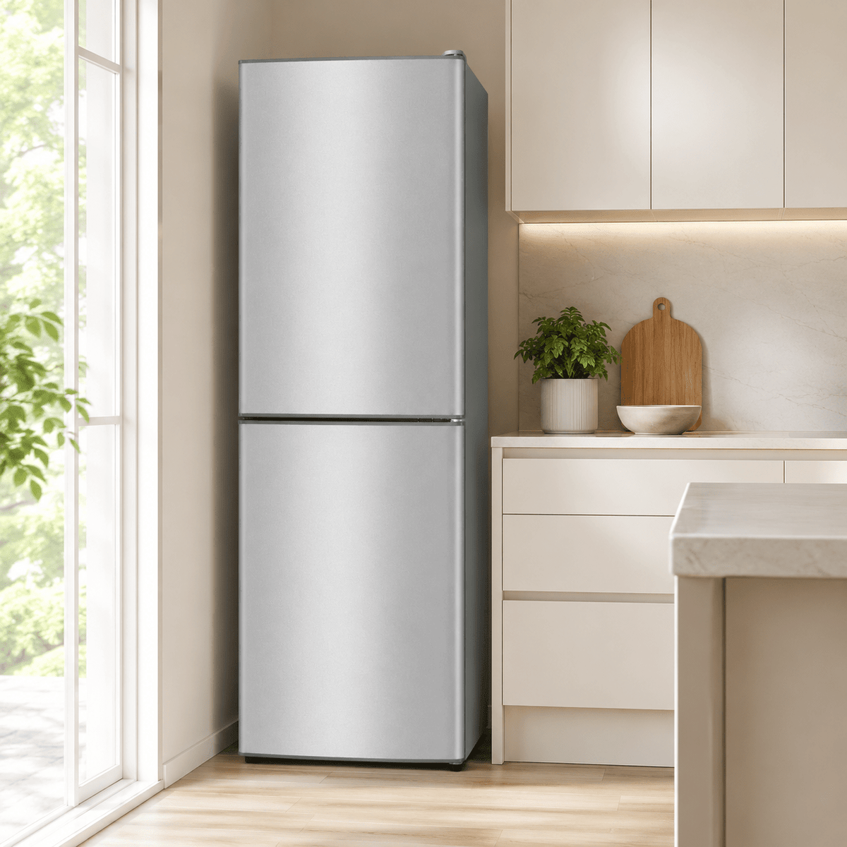 Réfrigérateur NASCO 293L 2 Portes Silver - RAQO