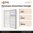 Réfrigérateur Nasco – Silver – No Frost – 425L Net (330LT+95LT) | HNASFC2-54D - RAQO