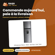 Réfrigérateur Nasco – Silver – No Frost – Cool. Tech. | HNASFC2-45D - RAQO
