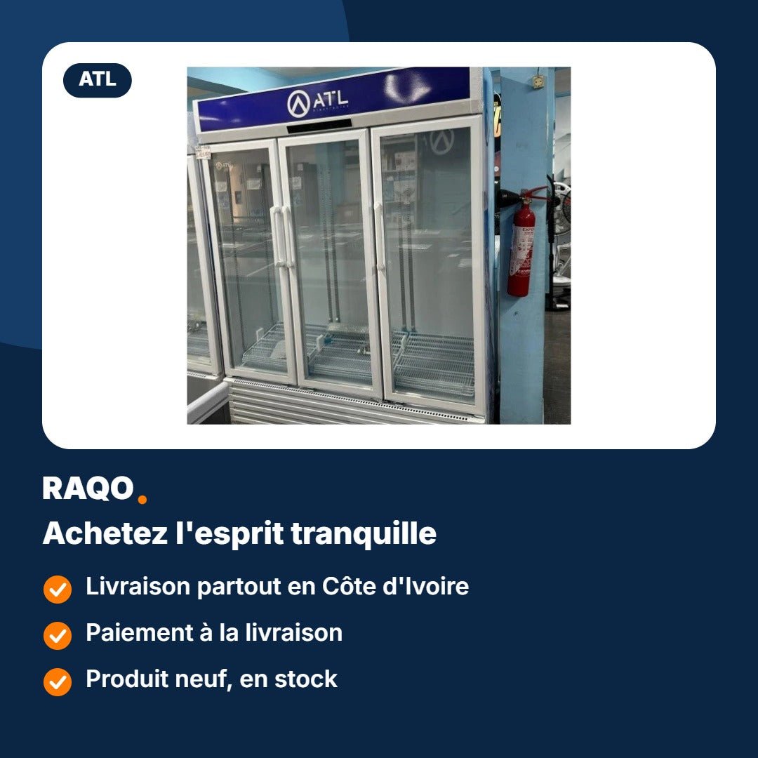 Refroidisseur vitré ATL 1125L 3 portes – SCATL-1450 - RAQO
