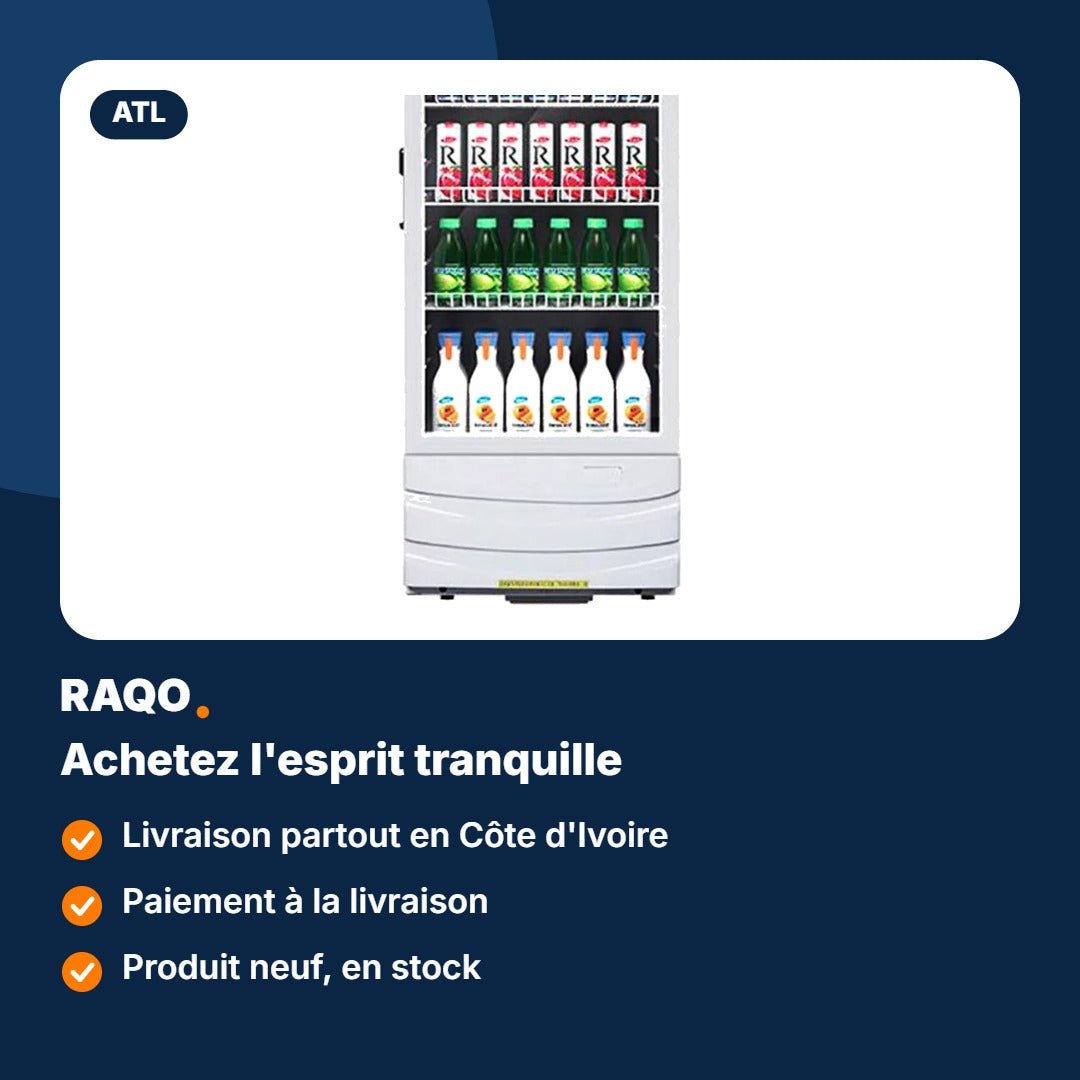 Refroidisseur vitré ATL 271L 1 porte – SCATL-375 - RAQO