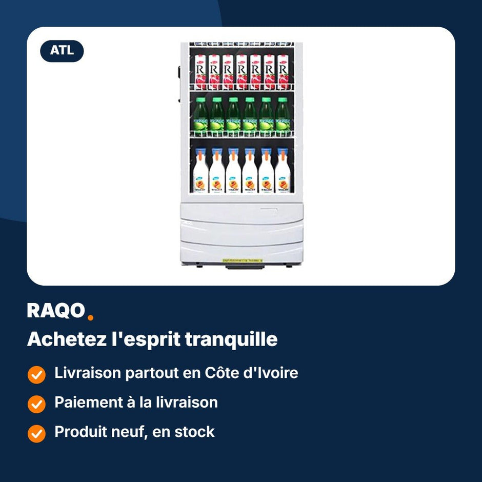 Refroidisseur vitré ATL 271L 1 porte – SCATL-375 - RAQO
