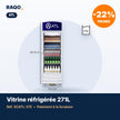 Refroidisseur vitré ATL 271L 1 porte – SCATL-375 - RAQO