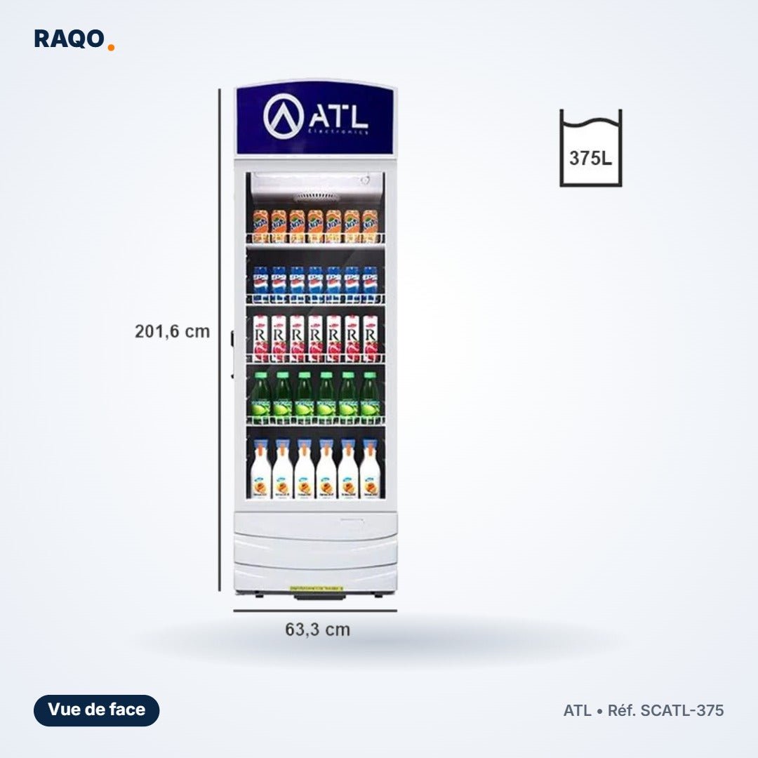 Refroidisseur vitré ATL 271L 1 porte – SCATL-375 - RAQO