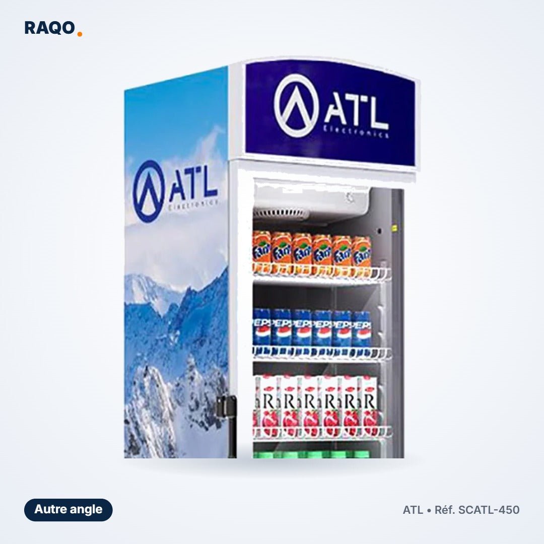 Refroidisseur vitré ATL 341L 1 porte – SCATL-450 - RAQO