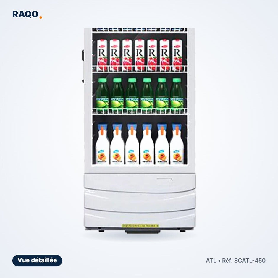 Refroidisseur vitré ATL 341L 1 porte – SCATL-450 - RAQO