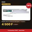 Réglette LED 0,3 m 3W avec interrupteur – 3 couleurs | Akko Star - RAQO