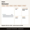 Réglette LED 0,6 m 18W – lumière blanche 6500K | Akko Star - RAQO
