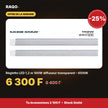 Réglette LED 1,2 m 100W diffuseur transparent – 6500K | Akko Star - RAQO