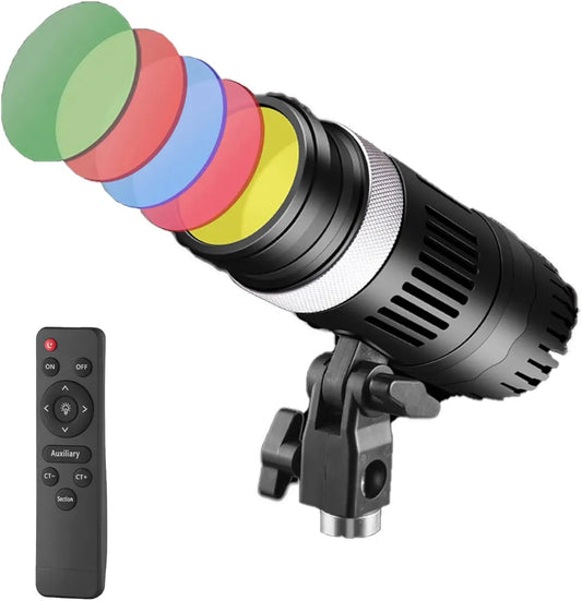 💡 GIFTMAX LED Spotlight – Lampe Studio Professionnelle 6500K avec Télécommande