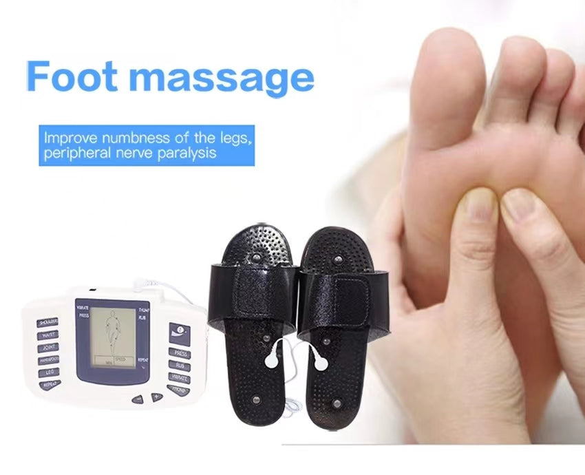 Appareil de Massage Électrique EMS JR-309A – Thérapie par Impulsions pour Pieds & Corps, Relaxation, Circulation et Amincissement