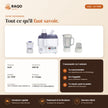 Robot Culinaire Multifonction iLUX – 350 W – 1 L - RAQO (fiche technique)