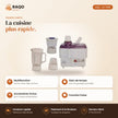 Robot Culinaire Multifonction iLUX – 350 W – 1 L - RAQO (points forts)
