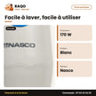 Mixeur à Main-Plongeant Nasco – Hand Blender Nasco – 170W – Couleur Blanc-Bleu | XB986B