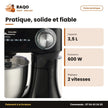 Robot Patissier Nasco - Batteur Électrique – 3.5 L – 12 Vitesses – 600W | KM3000-GS