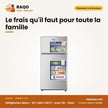 Réfrigérateur Nasco – 65 L (40LT+25LT) – Avec | RAQO Shop