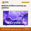 TV 85'' LED Samsung – Crystal UHD – Matchs et films comme au cinéma | RAQO Shop