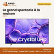 TV 75'' LED Samsung – Crystal UHD – Le grand spectacle à la maison | RAQO Shop