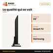 TV 55'' LED Samsung – Crystal UHD – Fiche technique | RAQO Shop
