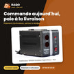Stabilisateur 1000VA Compteur Digital Nasco – Noir | NAS-1000VA-NR